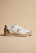V2 SNEAKERS UOMO SNKVBICOLBI BEIGE+BIANCO