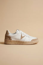 V2 SNEAKERS UOMO SNKVBICOLBI BEIGE+BIANCO