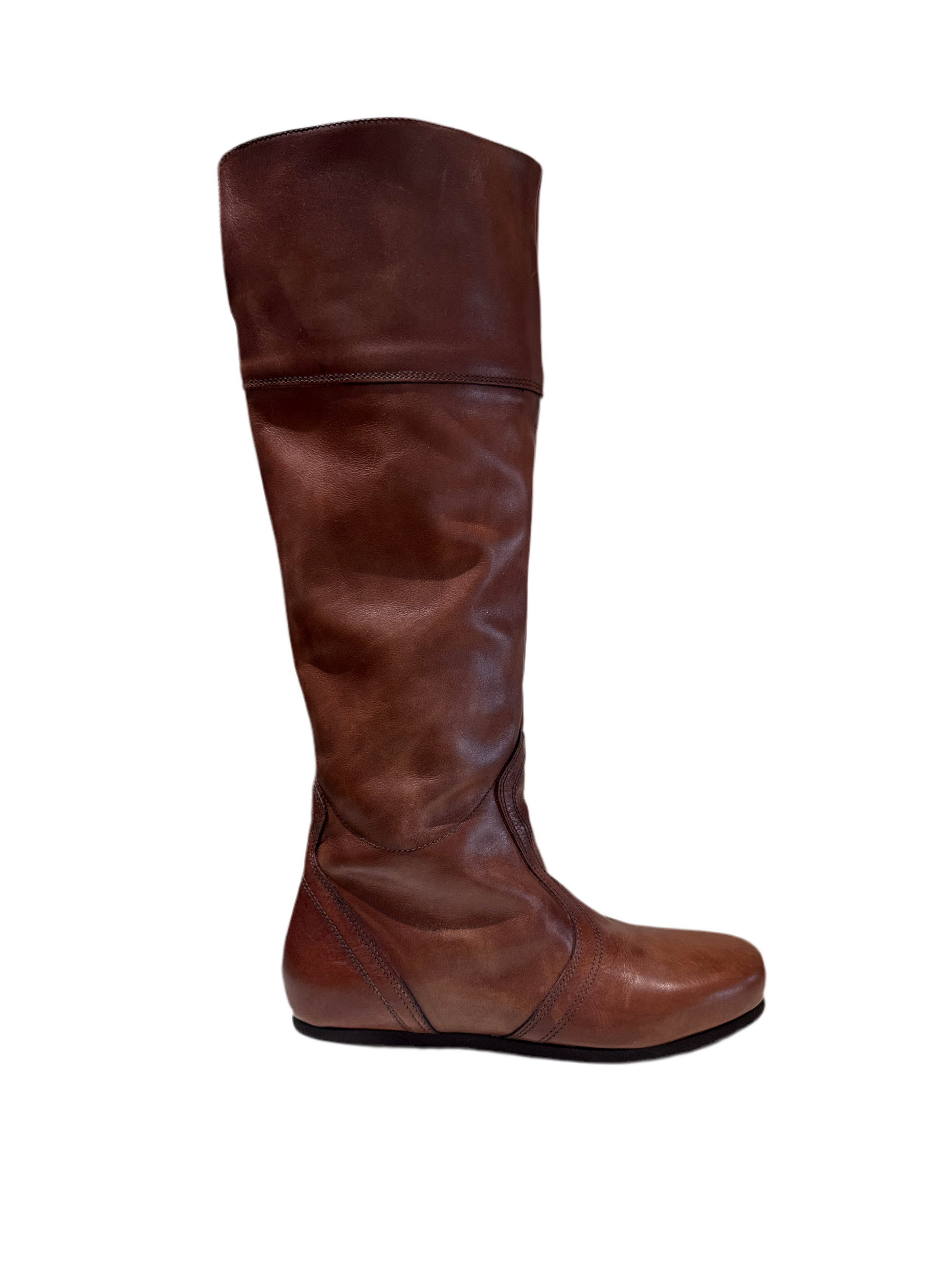 Stivali donna Temy Giada cognac