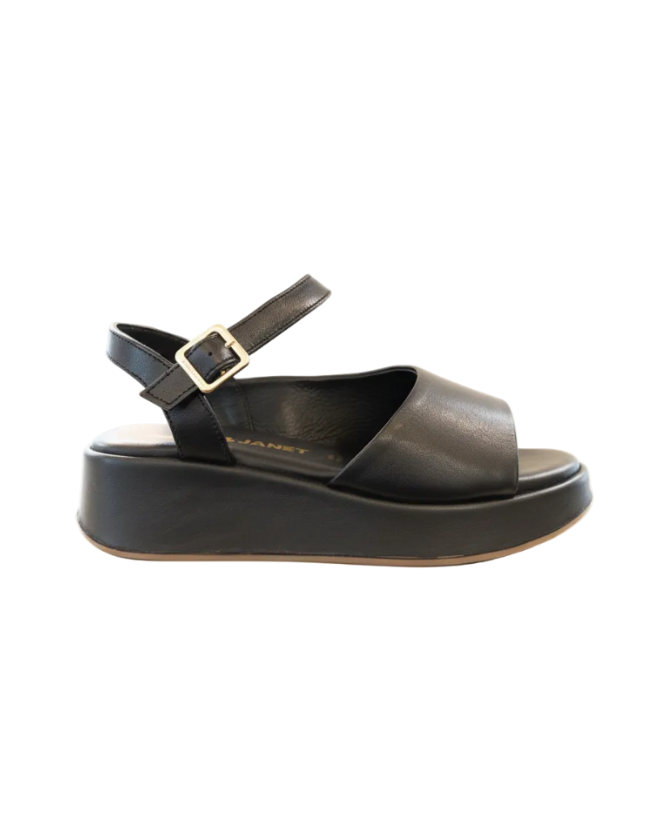 JANET & JANET SANDALO PLAT J-662 NERO
