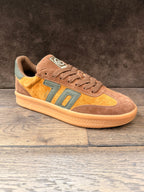 BACK 70 108028-000050 SUEDE CUOIO/OLIVE UOMO