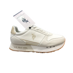 US POLO DENI WHITE-GOLD DONNA