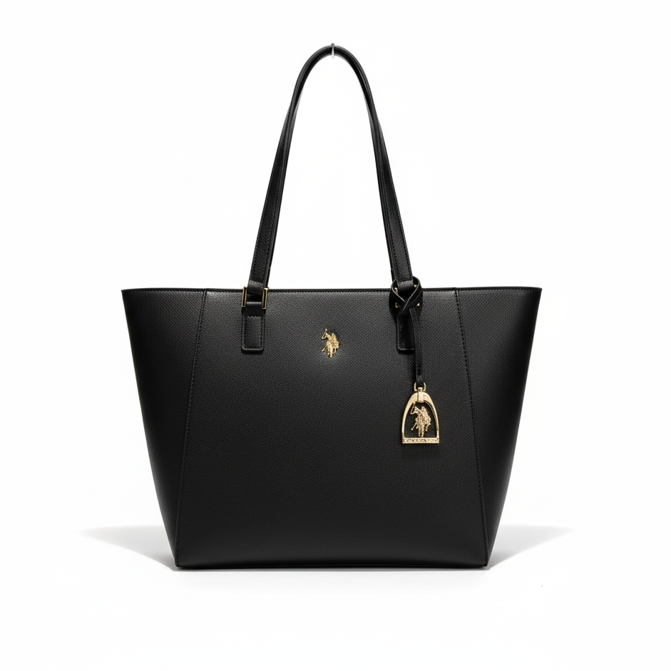US POLO BORSA JONES SHOPPING BLACK