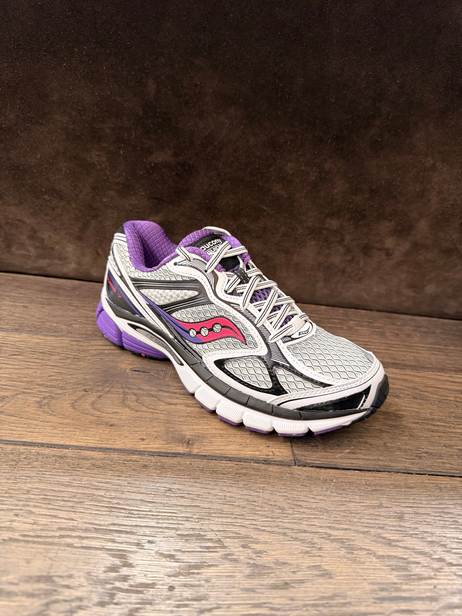 SAUCONY PROGRID GUIDE 7 WHITE-DRUPE DONNA