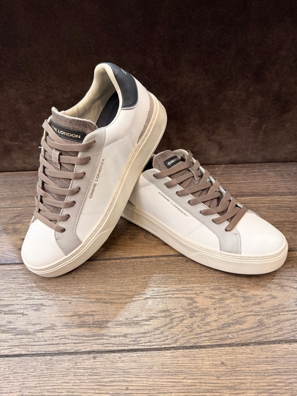 CRIME LONDON BLADE BIANCO TOP NERO UOMO