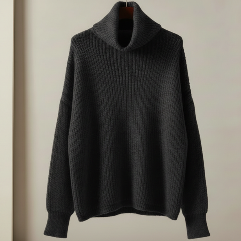 maglia  collo alto testa di moro lineaelle