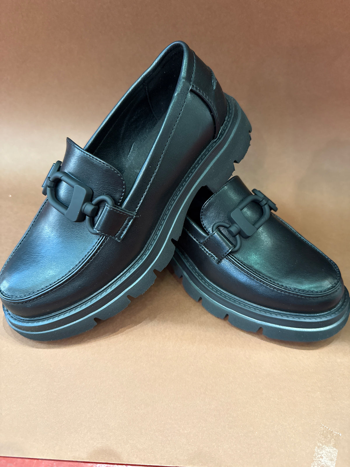 GOLD & GOLD MOCASSINO CATENA NERO DONNA