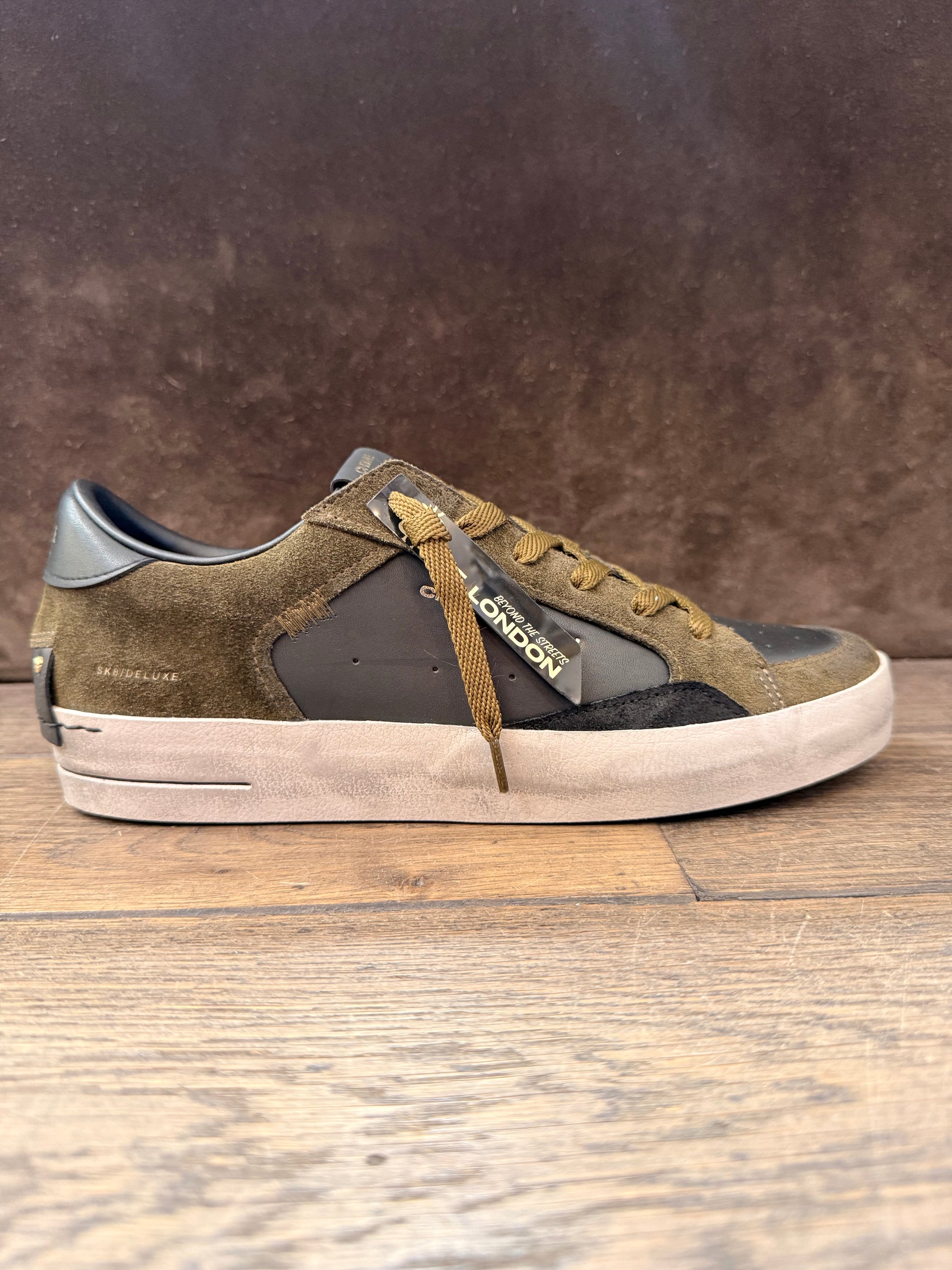 CRIME LONDON SK8 DELUXE MUSCHIO/NERO UOMO