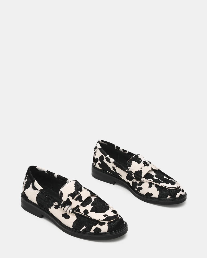 Mocassino Adison donna black-white Steve Madden