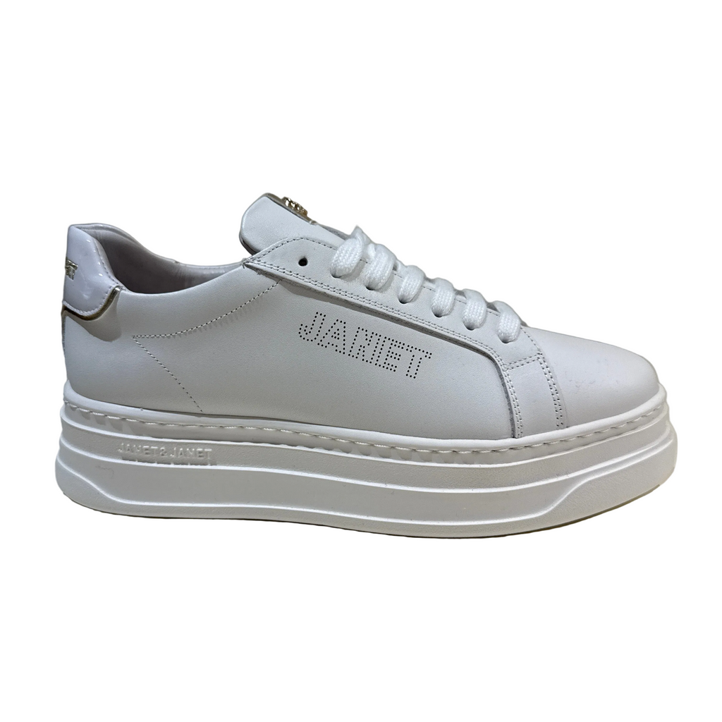JANET & JANET SNEAKERS PLAT WHITE DONNA J-564
