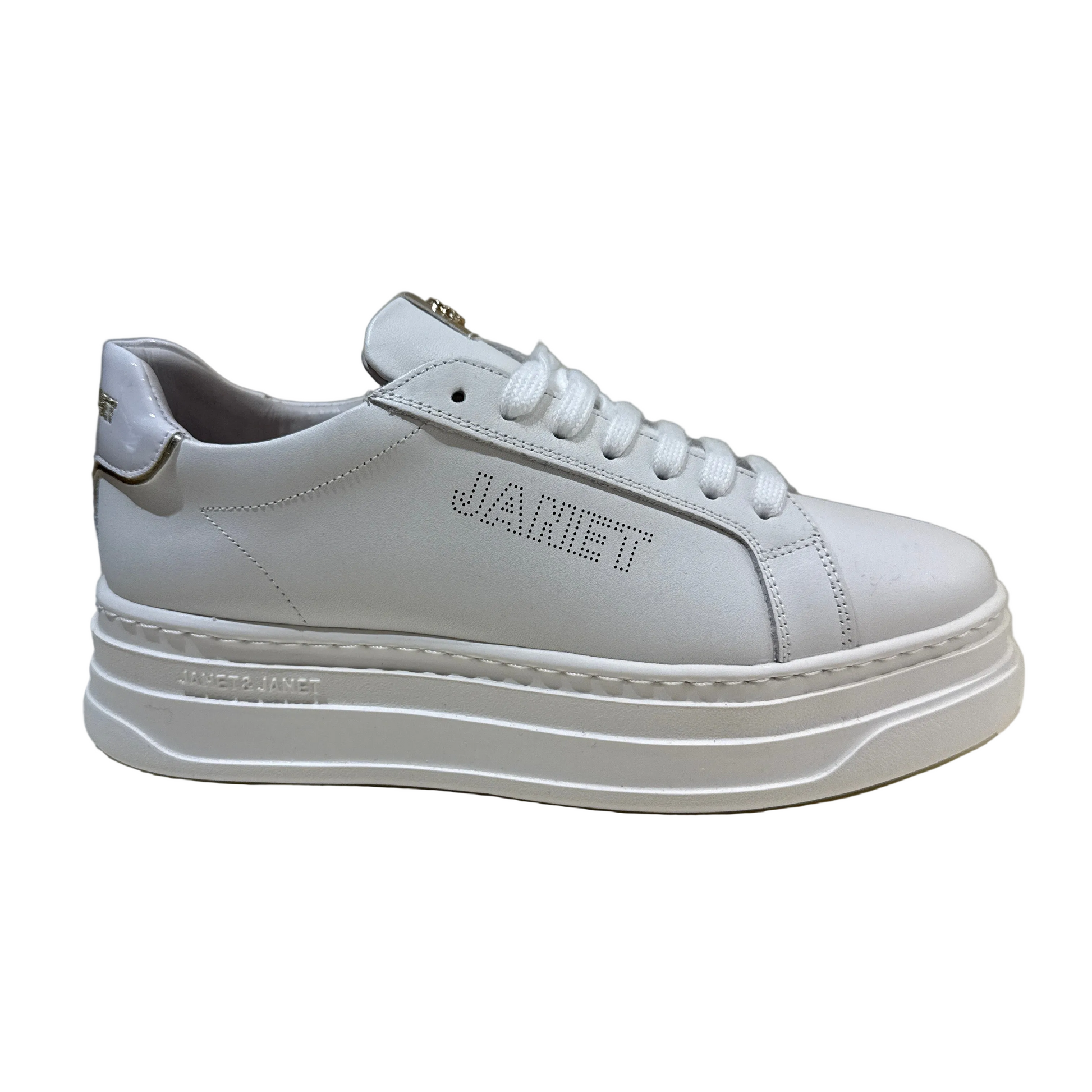 JANET & JANET SNEAKERS PLAT WHITE DONNA J-564