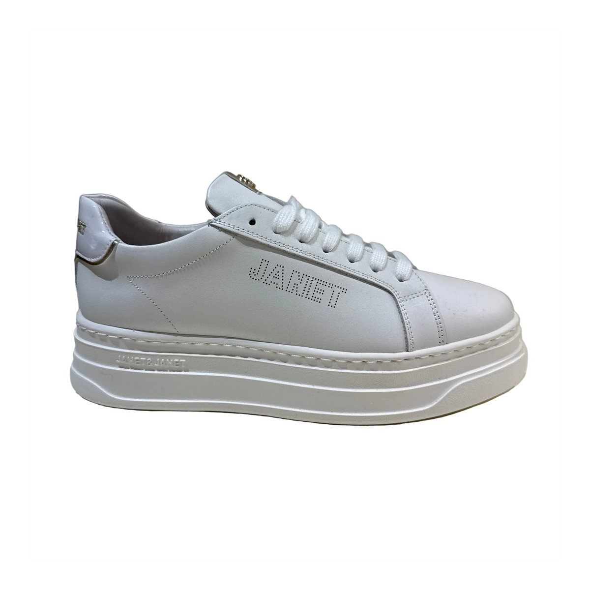 JANET & JANET SNEAKERS PLAT WHITE DONNA J-564