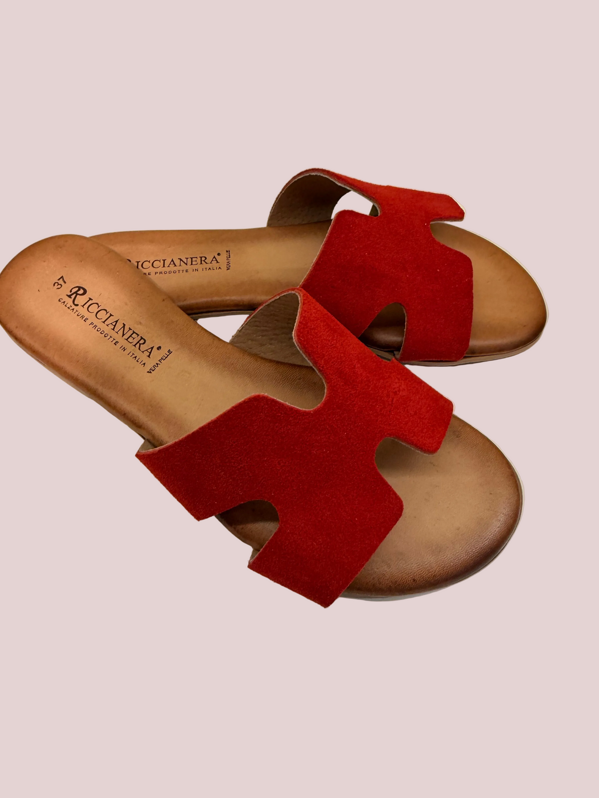 Ciabattine Riccianera   ROSSO