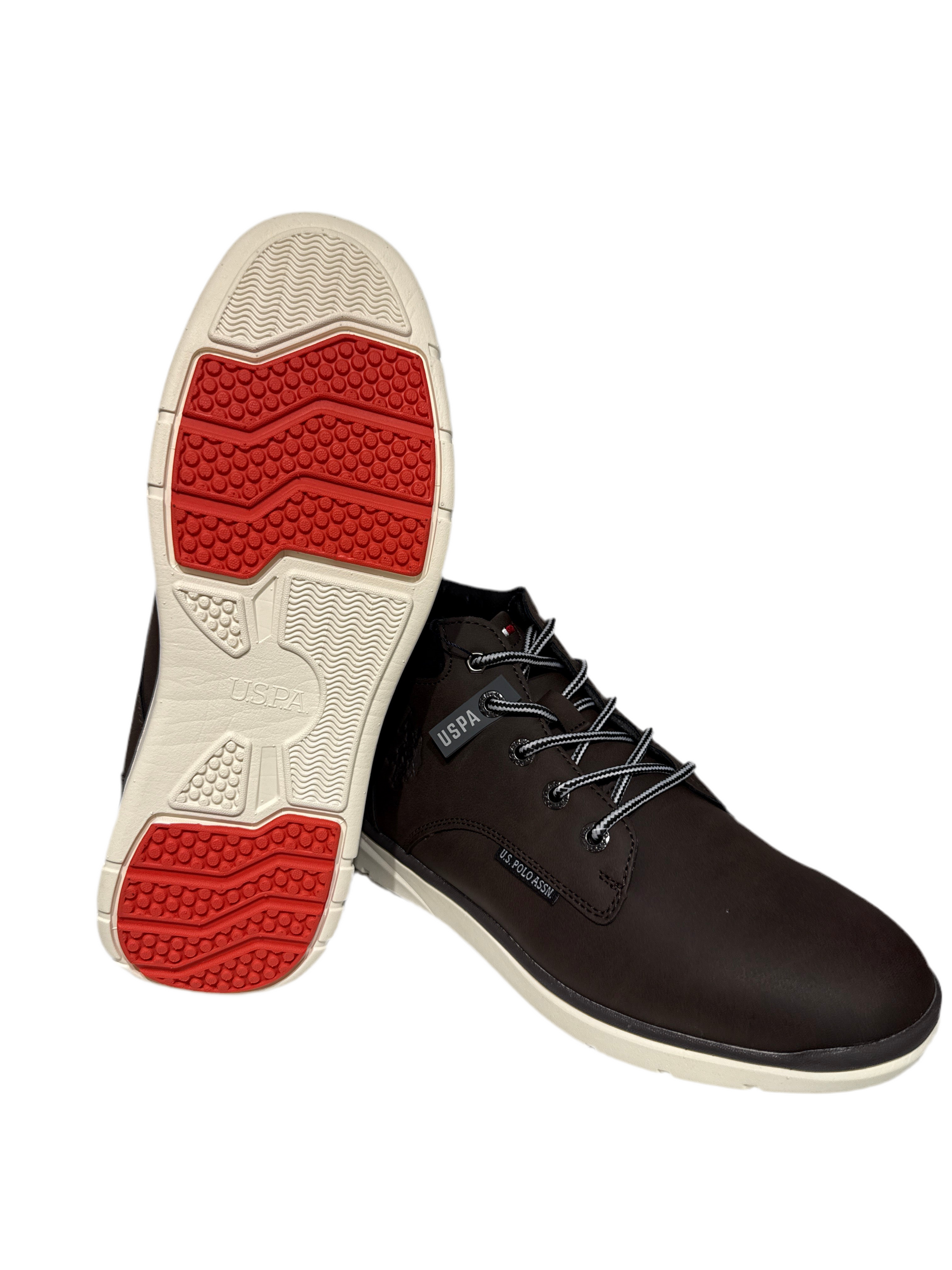Polacchino uomo US Polo Ygor010- Dark Brown