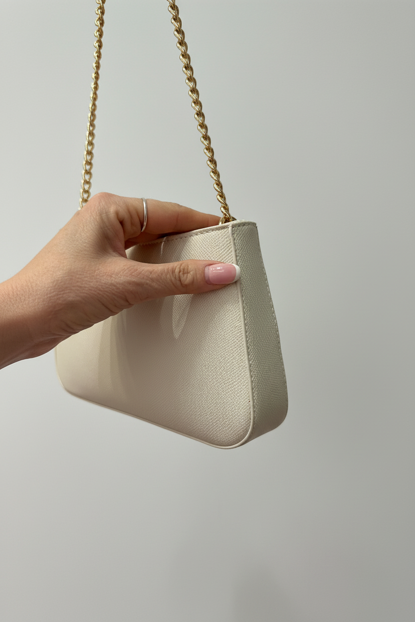 US POLO BORSA JONES HOBOCHAIN OFF WHITE