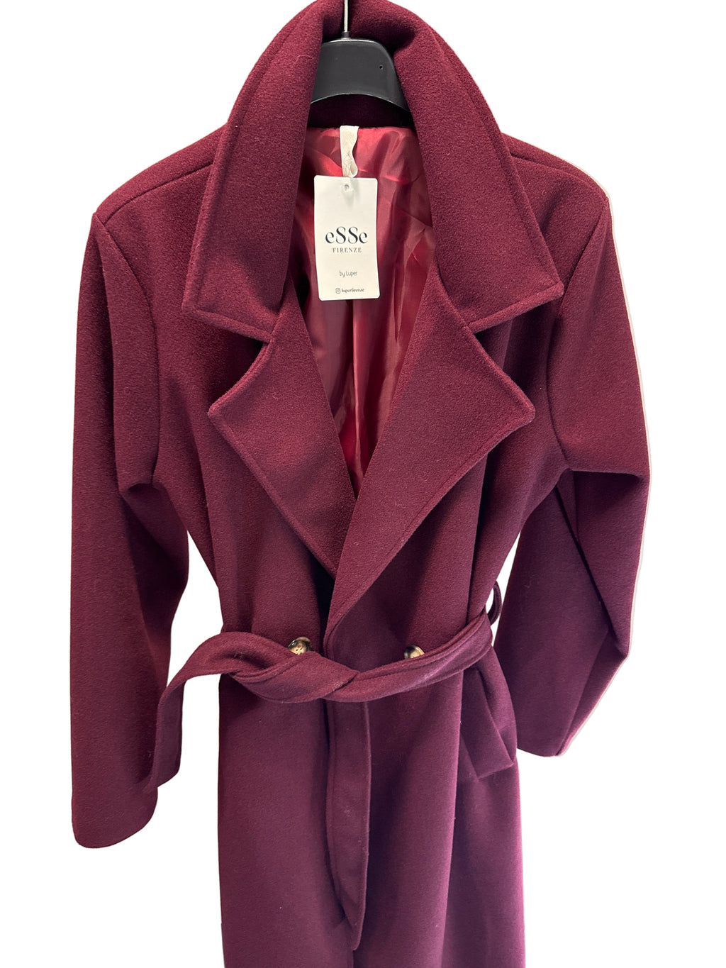 Cappotto  bordeaux Lineaelle