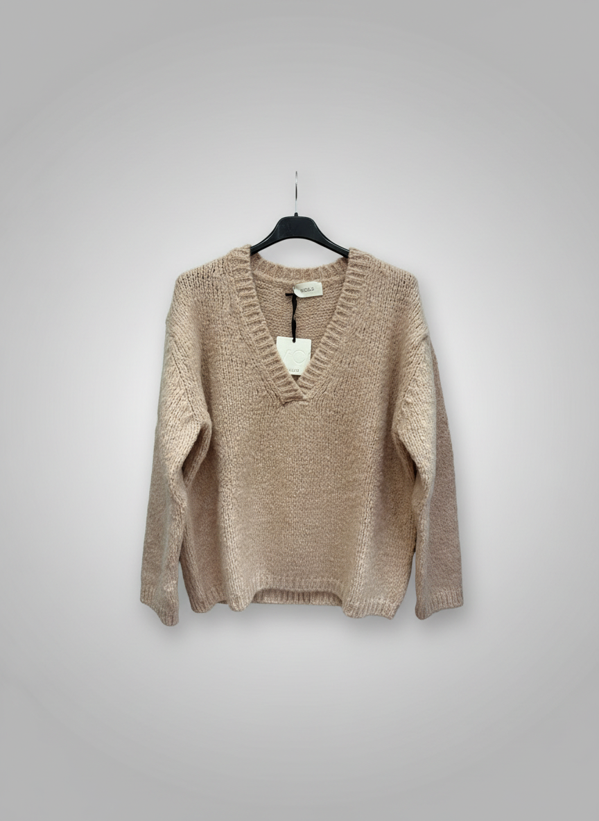 Maglia Vicolo knitwear V 33063F cipria