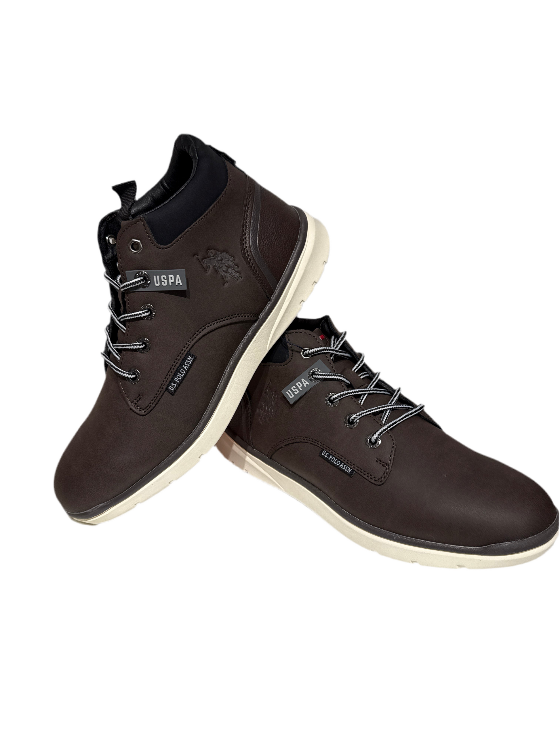 Polacchino uomo US Polo Ygor010- Dark Brown