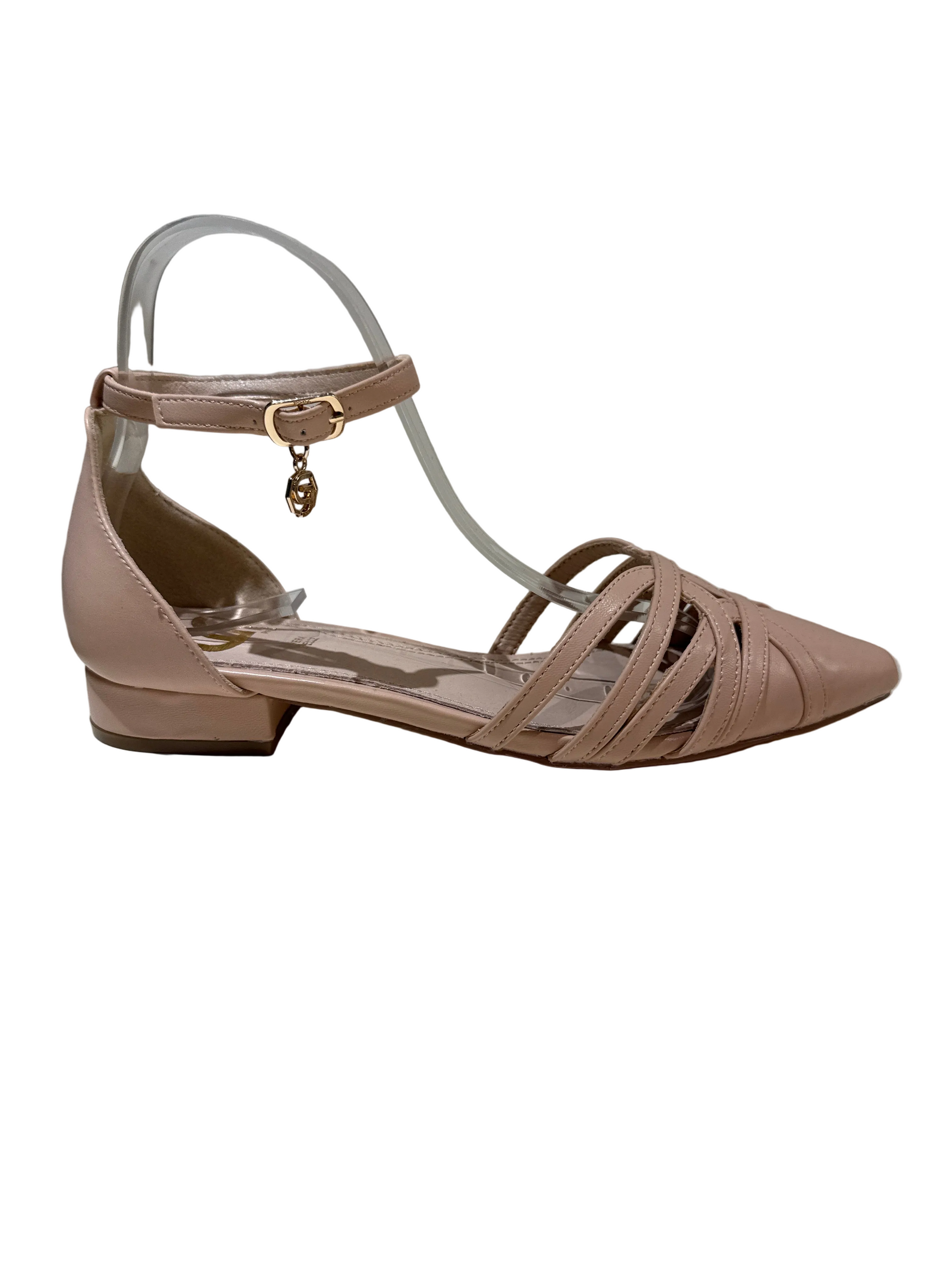 GOLD & GOLD CHANEL TOP NUDE