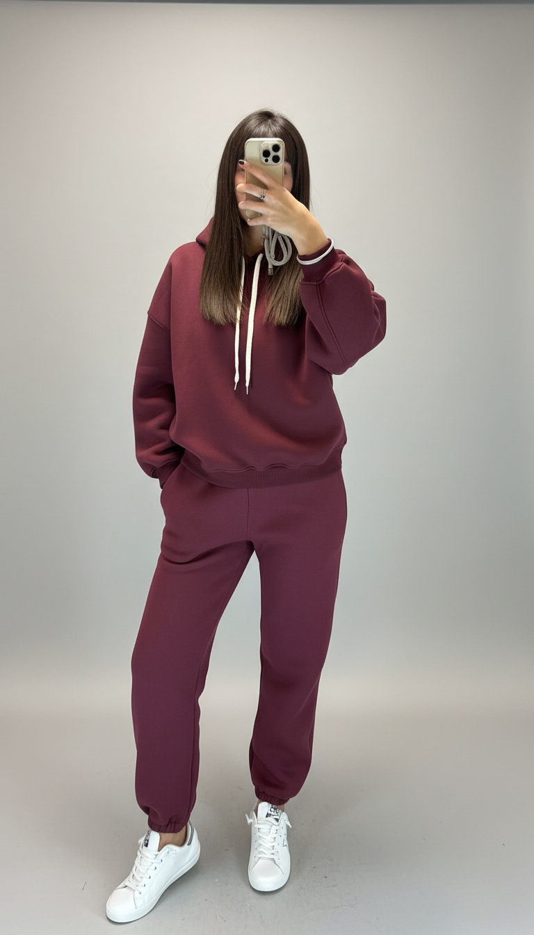 Felpa Vicolo bordeaux