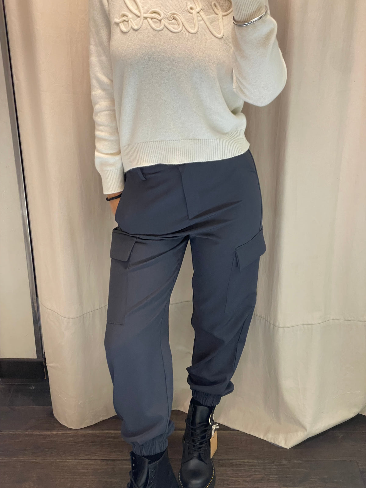 Pant cargo antracite Vicolo