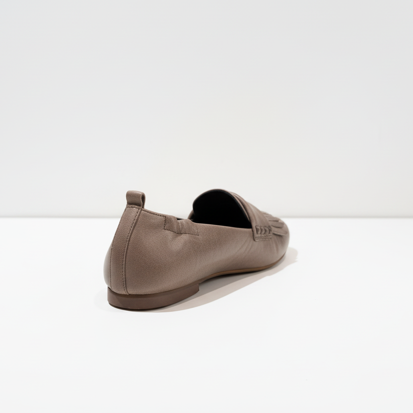 JIUDIT MOCASSINO ARRICCIATO TAUPE  DONNA