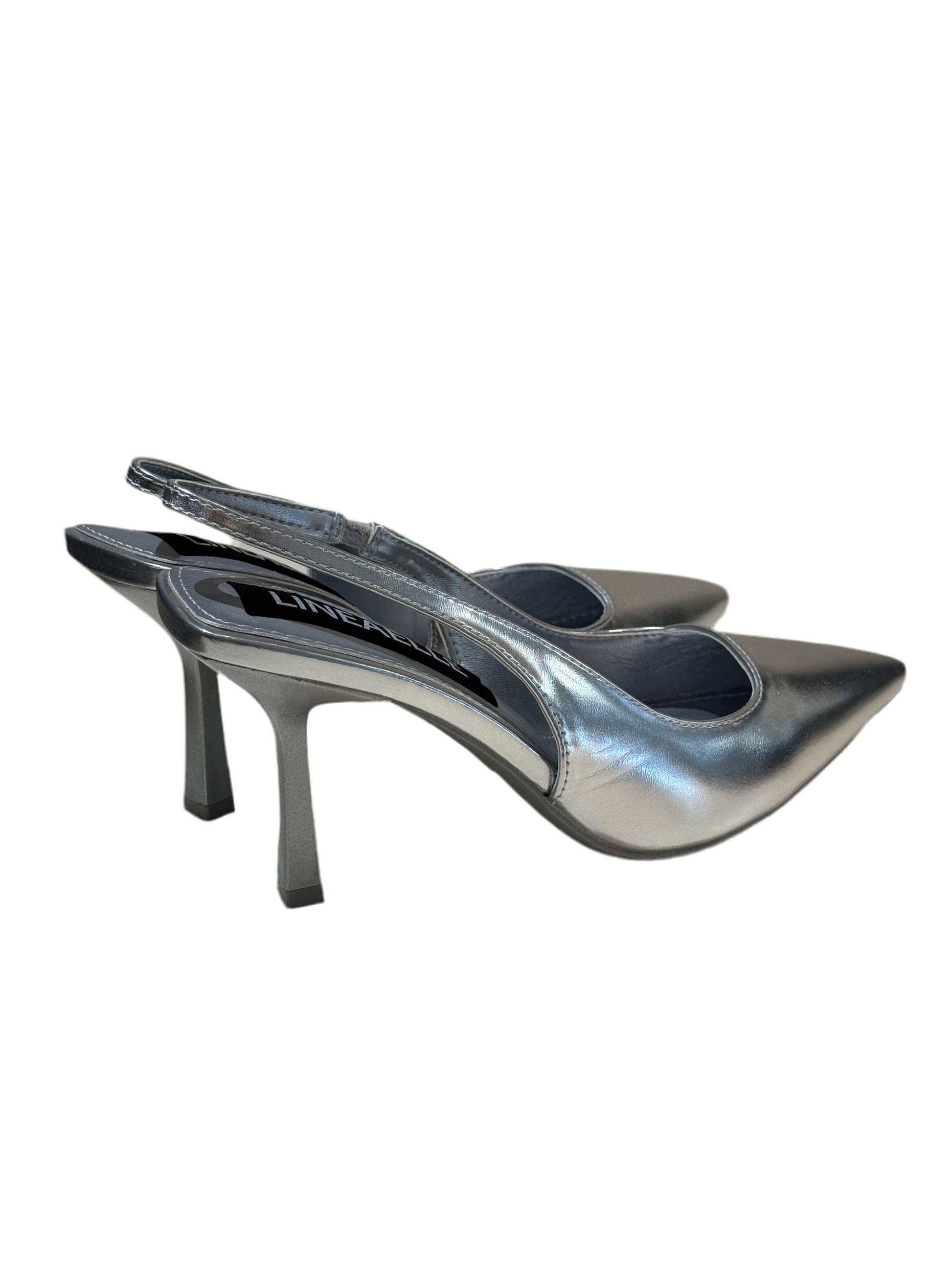 Chanel argento tacco 75 donna