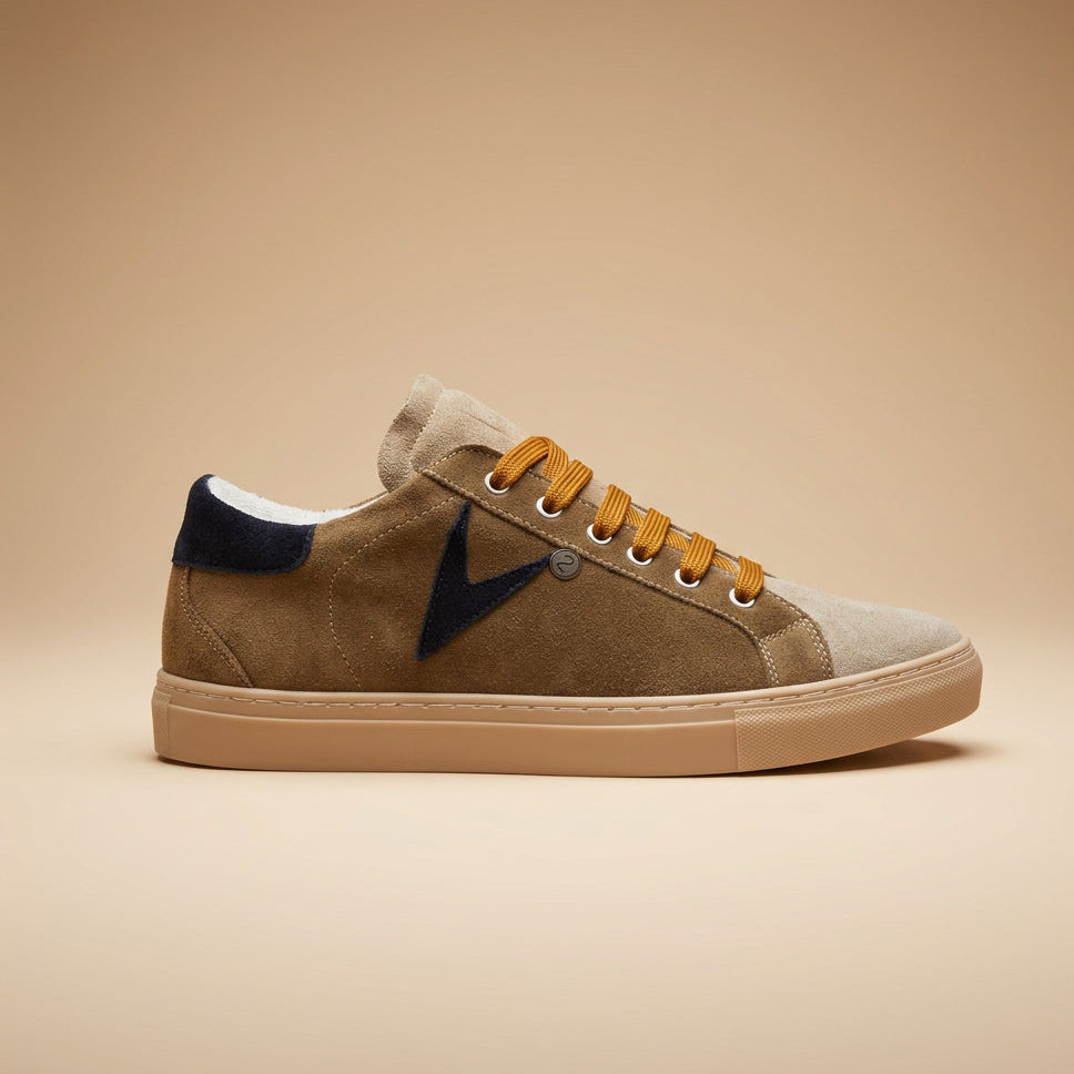V2 SNEAKERS UOMO SNKV2TO BEIGE BLU TAUPE