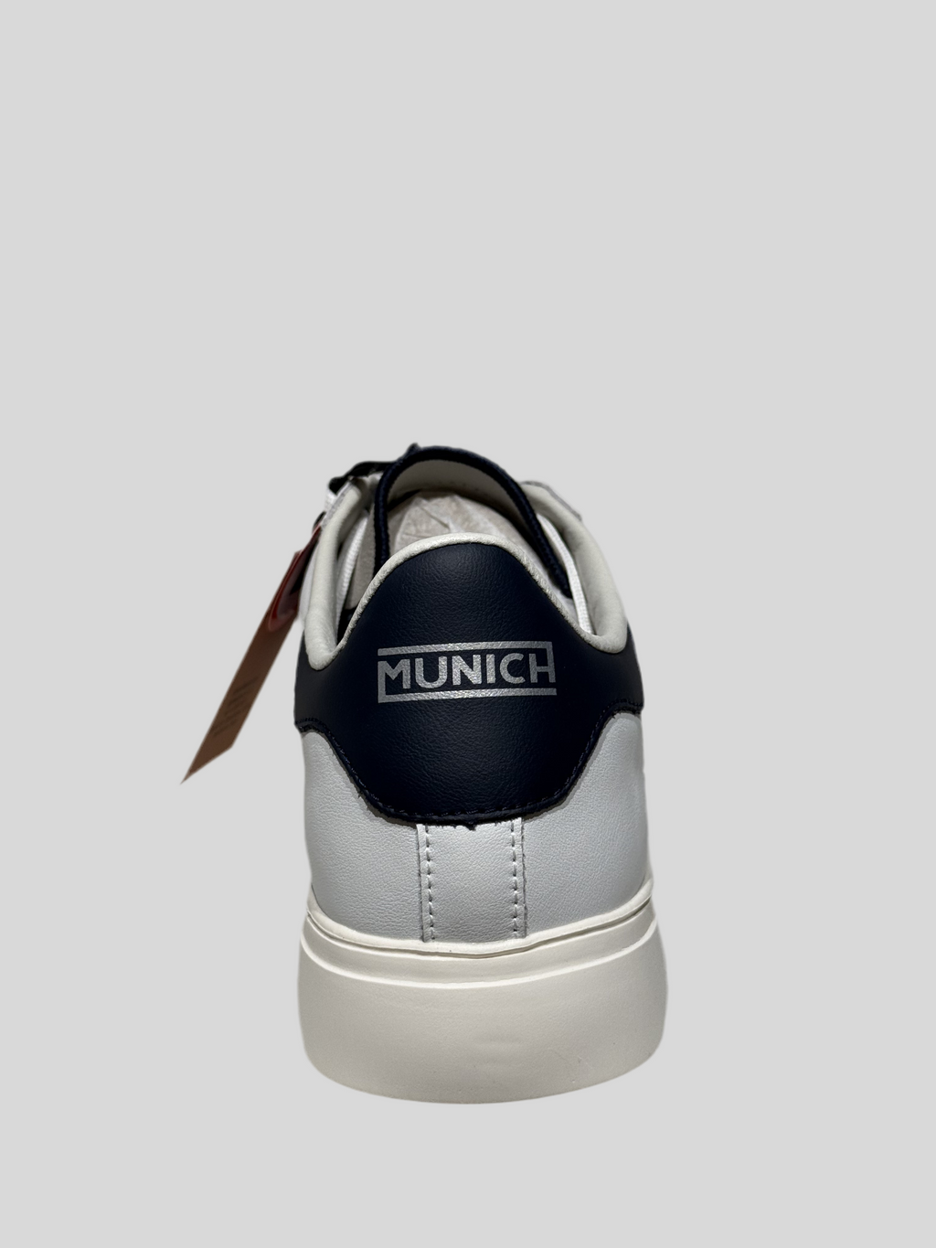 Sneakers Munich - RETE 104 - bianca e rossa