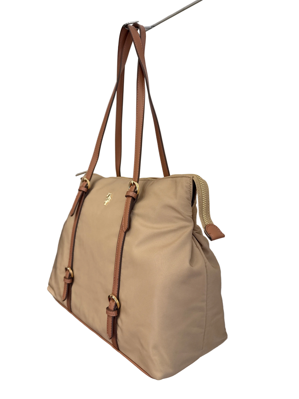 US POLO BORSA HOUSTON SHOPPING BEIGE