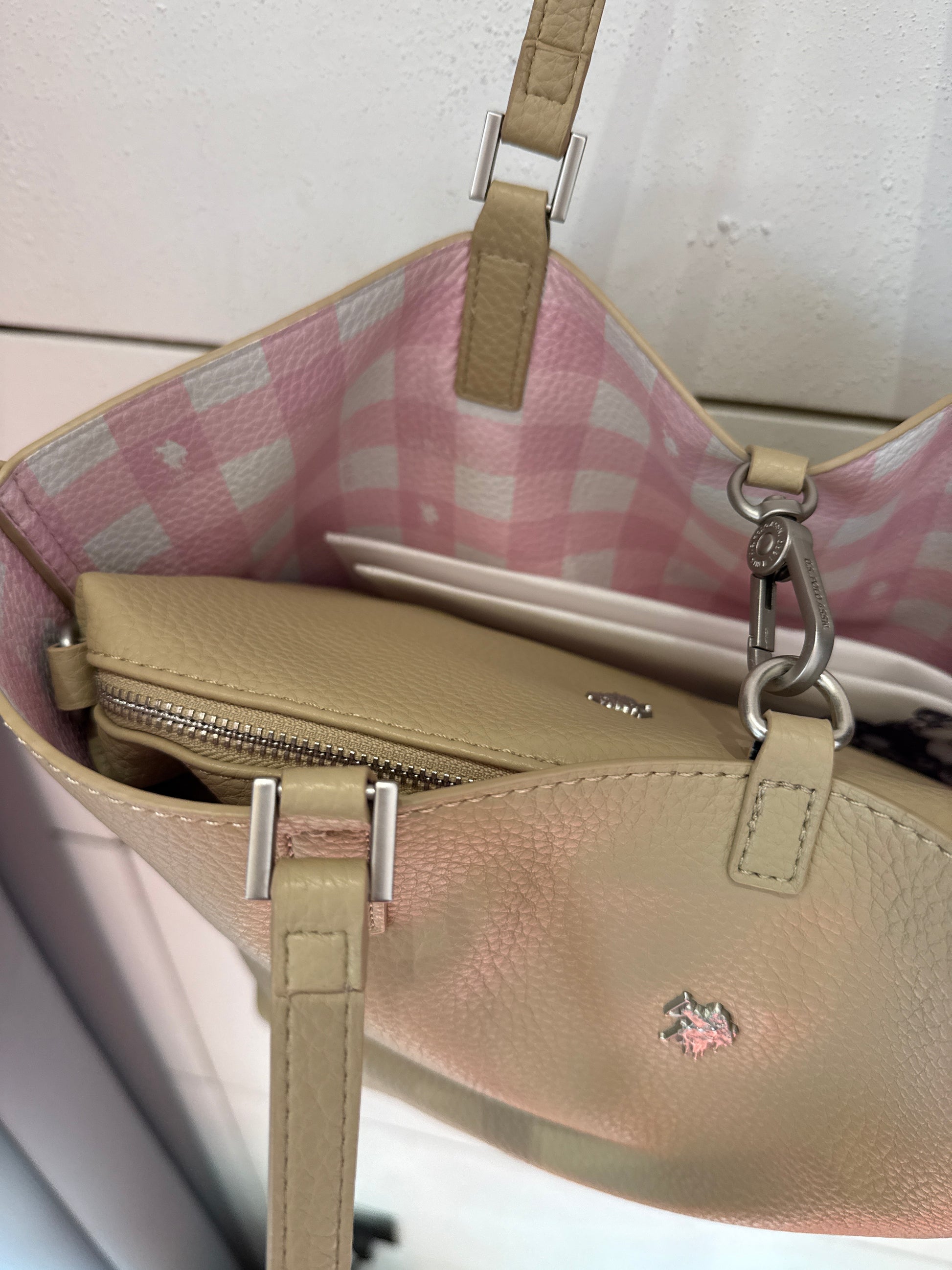 US POLO BORSA ROGERSVILLE beige