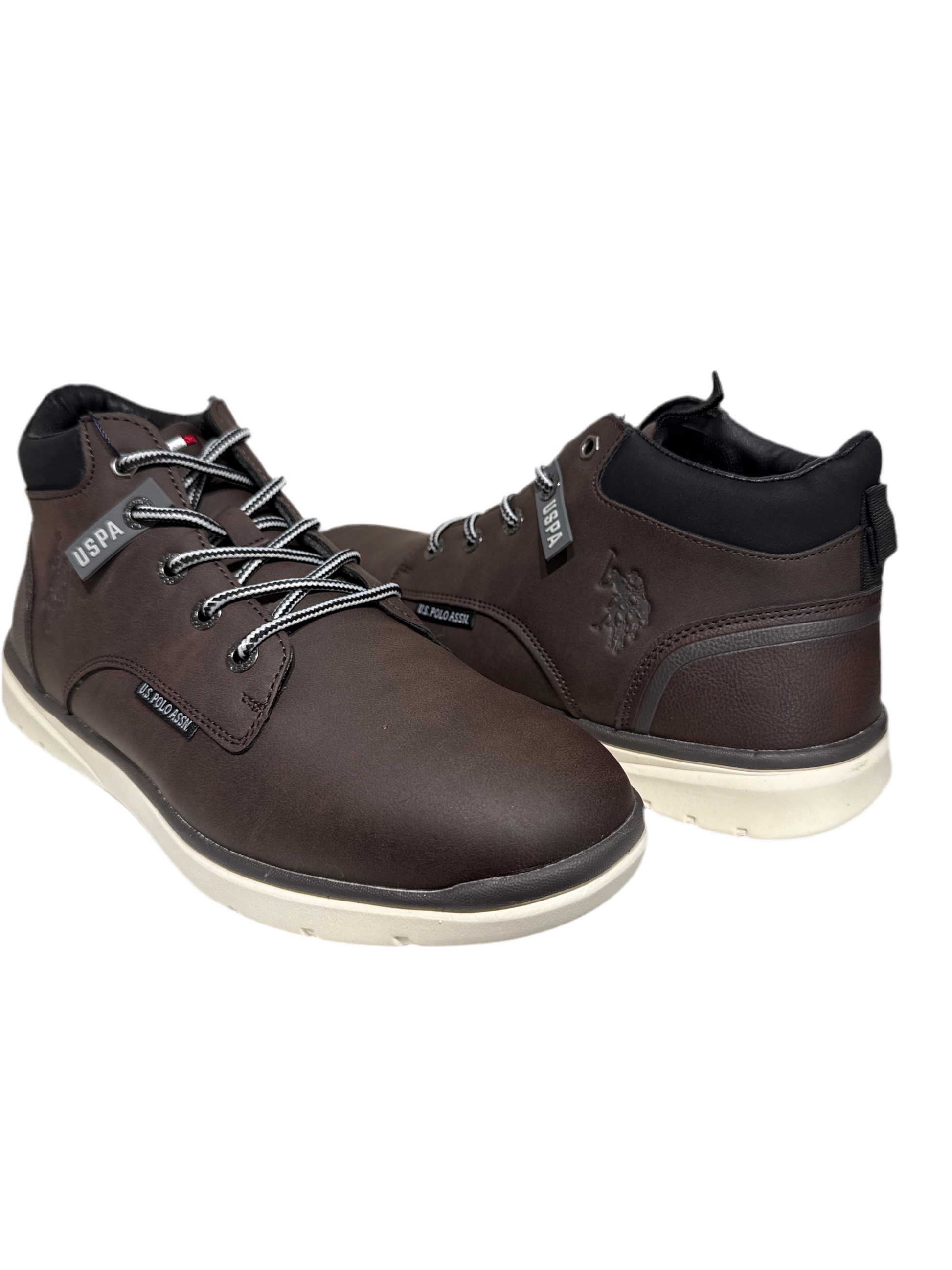 Polacchino uomo US Polo Ygor010- Dark Brown