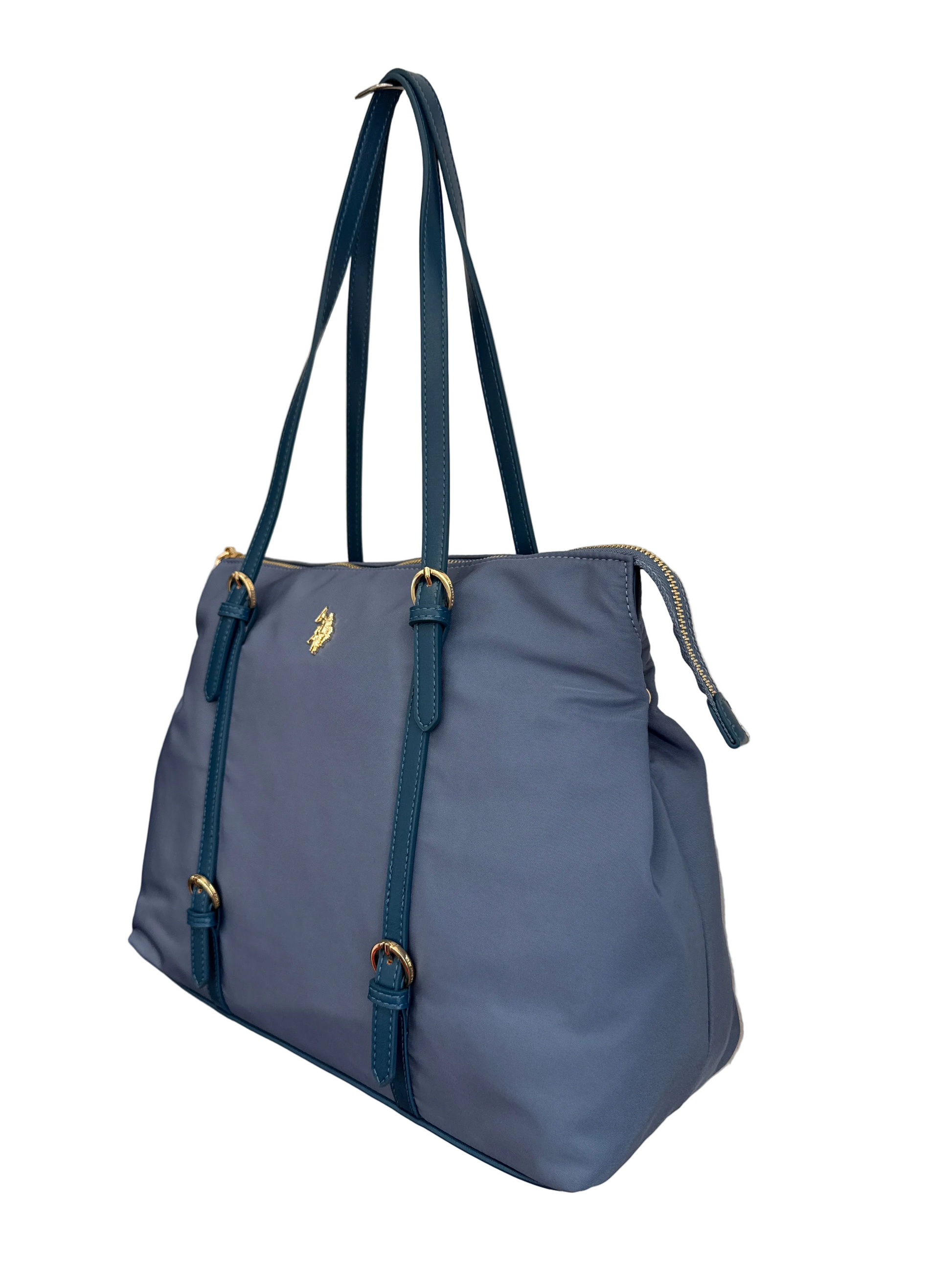 US POLO BORSA HOUSTON SHOPPING AZZURRO