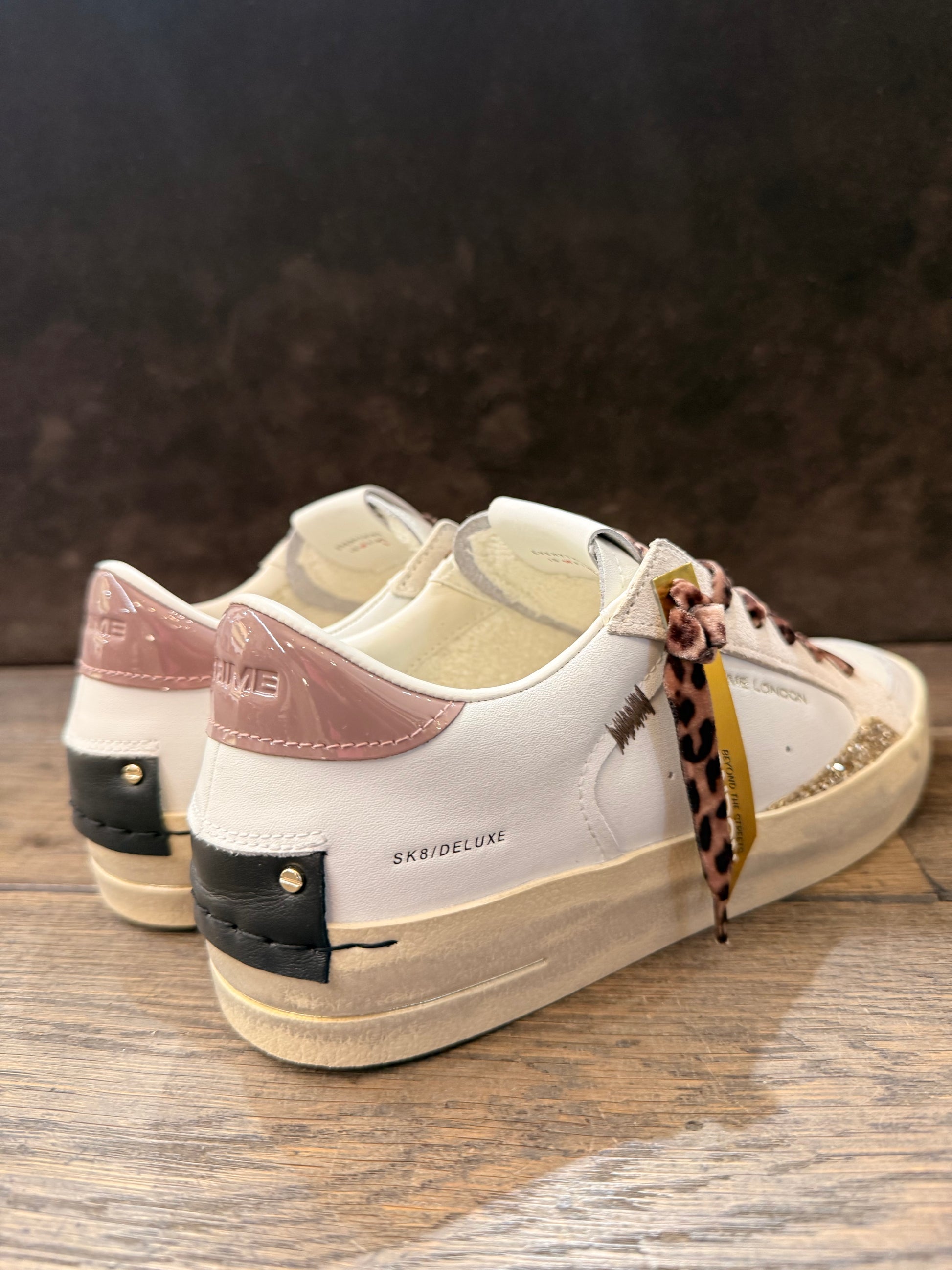 CRIME LONDON SK8  BIANCA TOP CIPRIA LACCI LEO DONNA