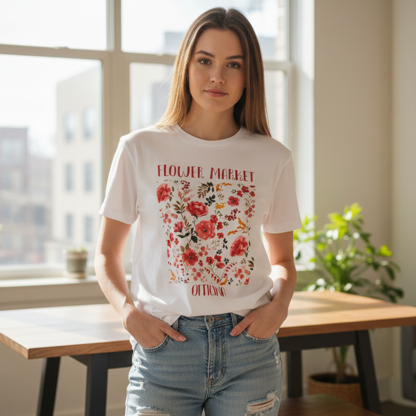 T-SHIRT  SUSYMIX FLOWER MARKET