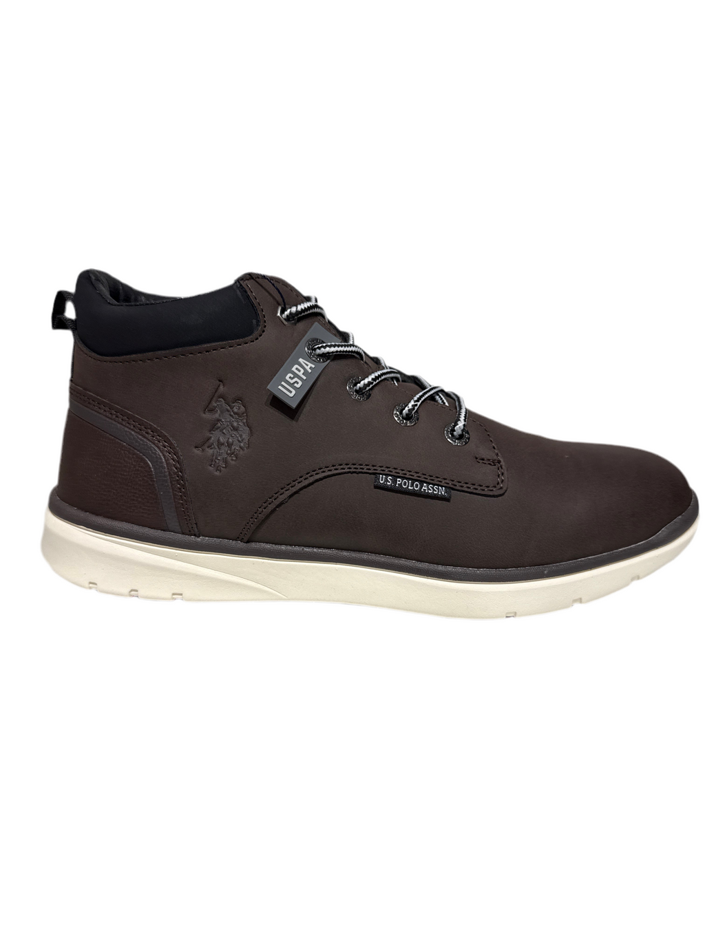Polacchino uomo US Polo Ygor010- Dark Brown