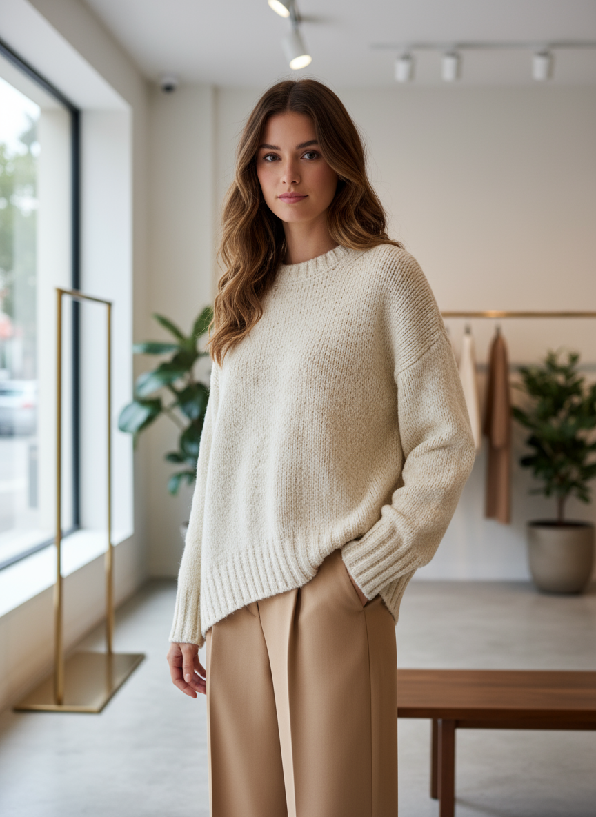 Maglia Vicolo knitwear panna