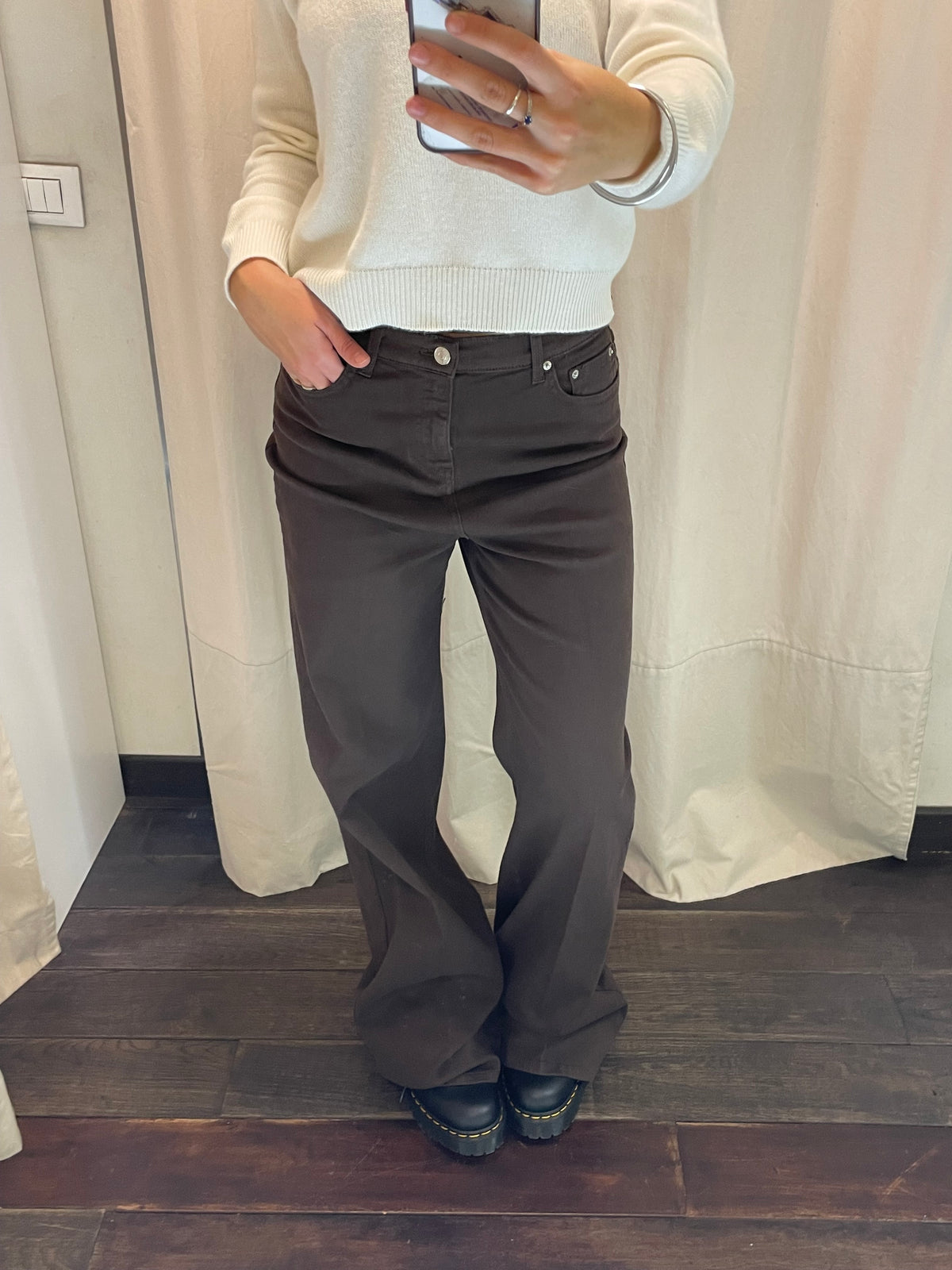 Jeans lexie marrone Vicolo