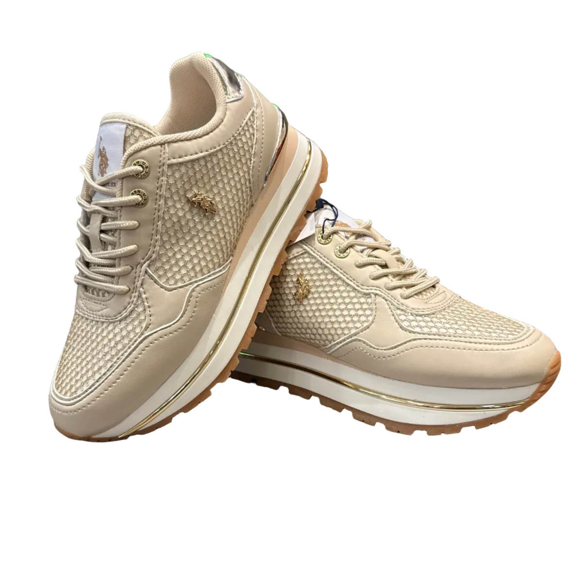 US POLO RYTA  Gold DONNA