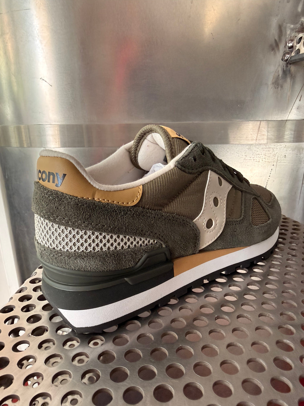 SAUCONY SHADOW ORIGINAL OLIVE/TAN UOMO