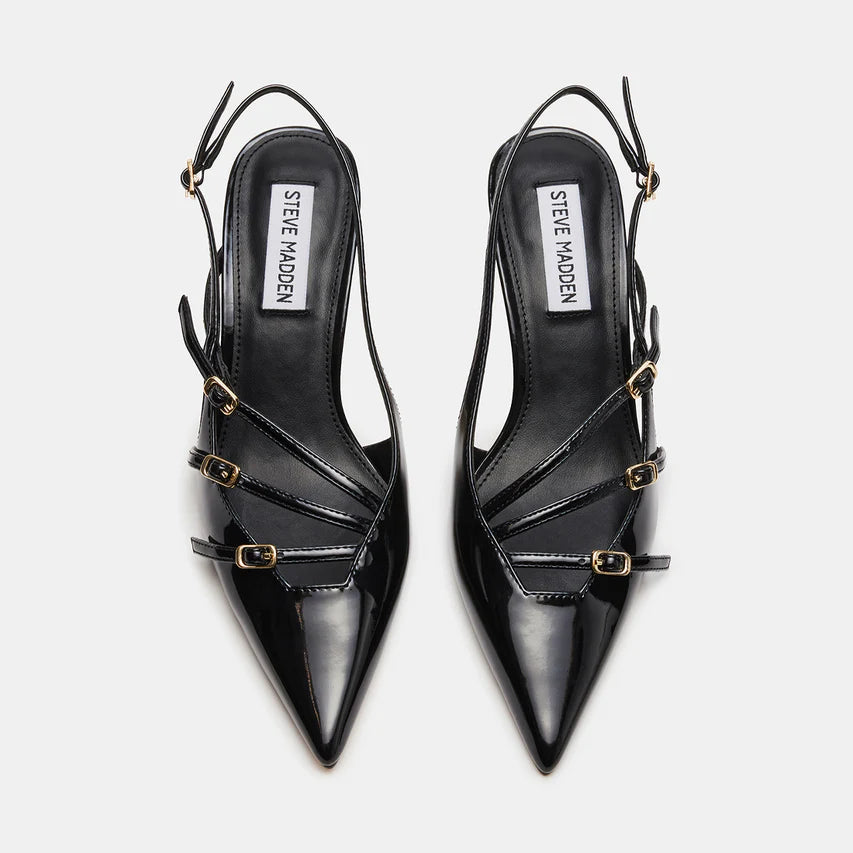 Slingback Liana vernice nera Steve Madden