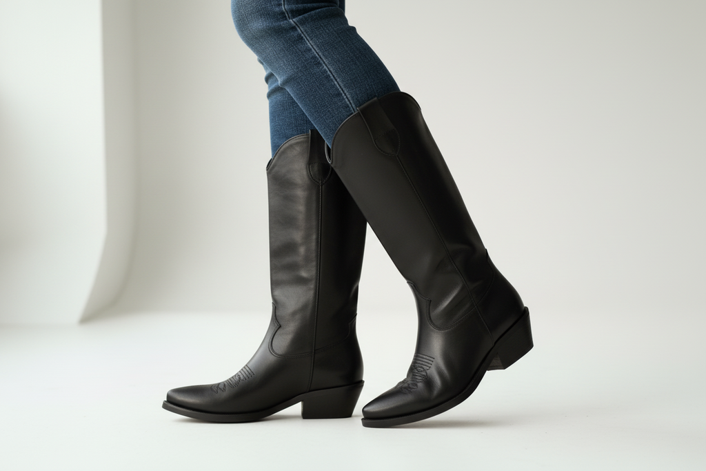 TEXANO LUNGO RICCIANERA NERO