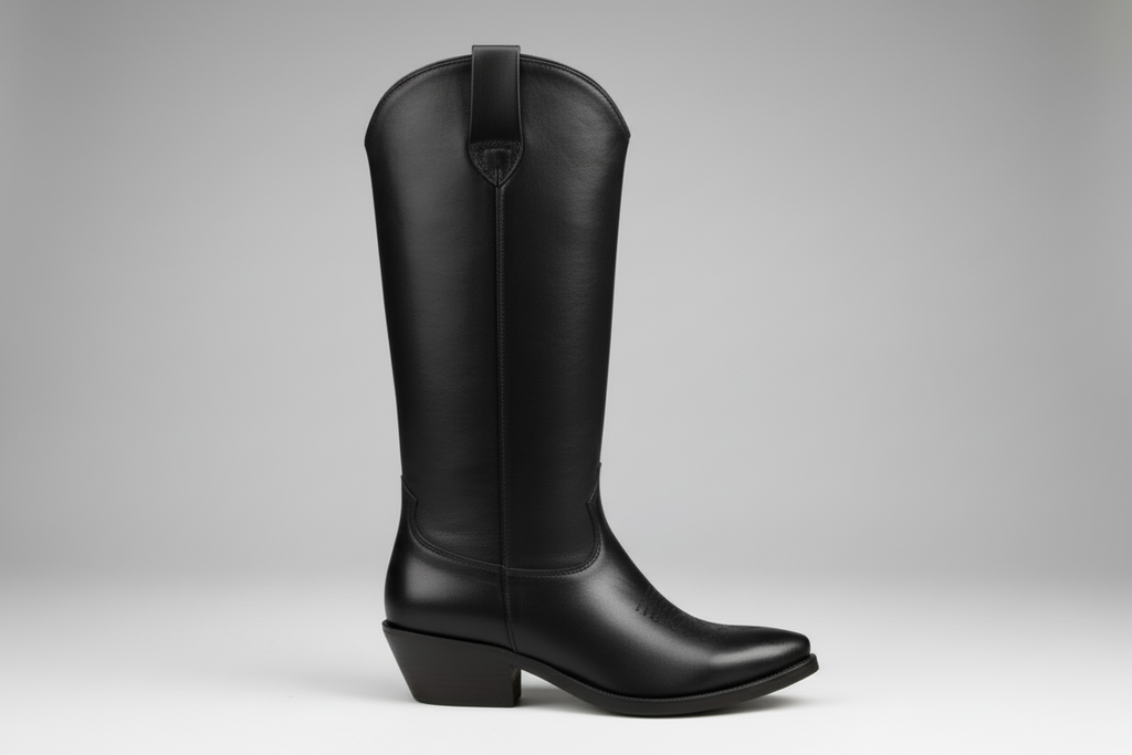 TEXANO LUNGO RICCIANERA NERO