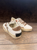 CRIME LONDON SK8  BIANCA TOP glitter bronzo DONNA