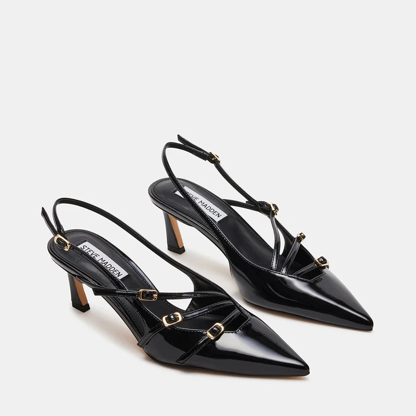 Slingback Liana vernice nera Steve Madden