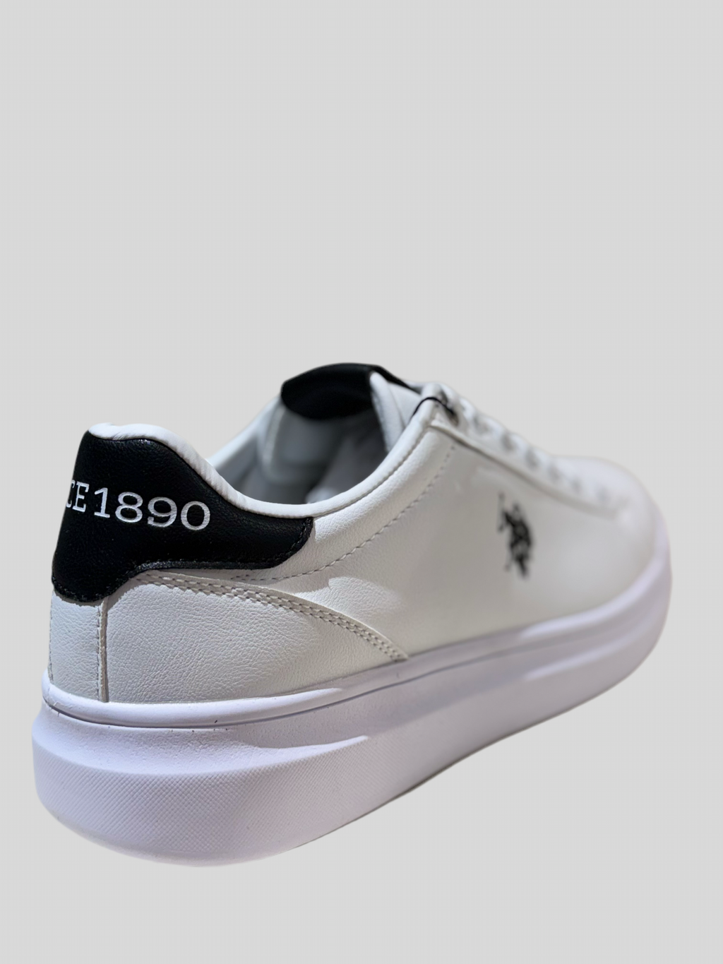 Sneakers cody US Polo bianca top nero