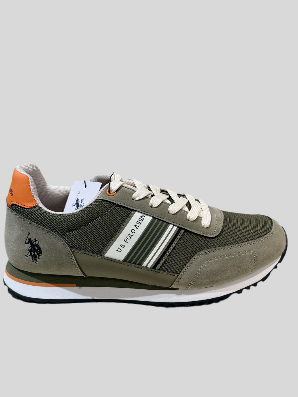 Sneakers uomo Polo Run militare