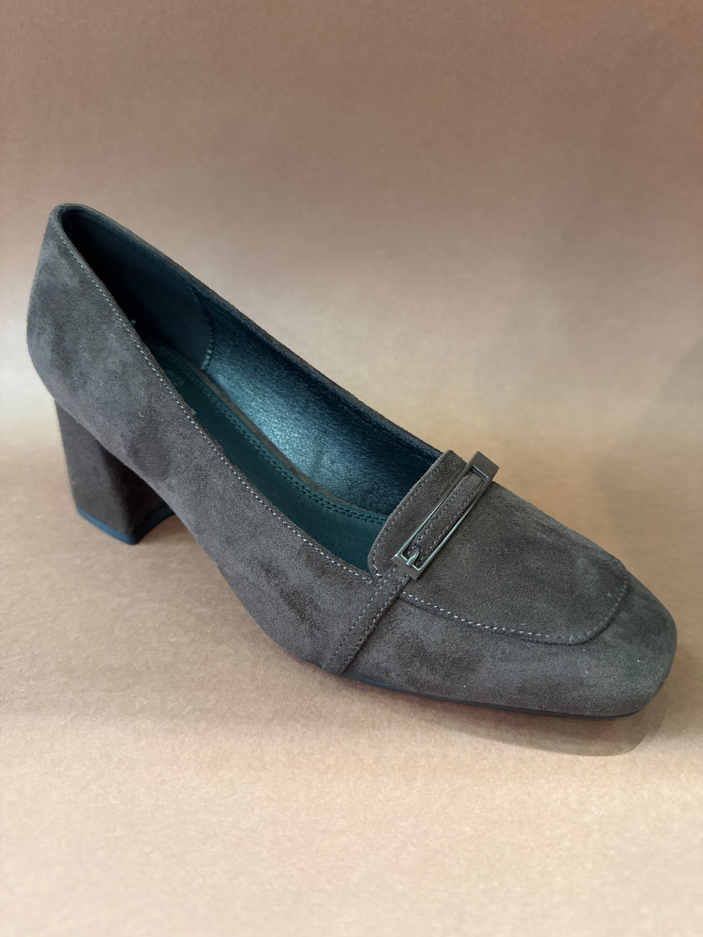 GOLD & GOLD MOCASSINO TACCO 60 CAMOSCIO T.MORO DONNA