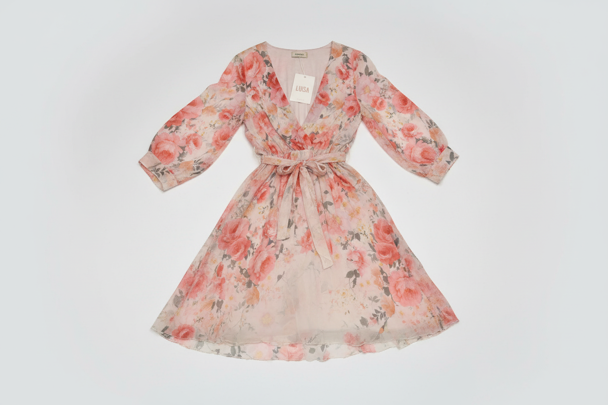 LINEAELLE ABITO MINI FLOREAL