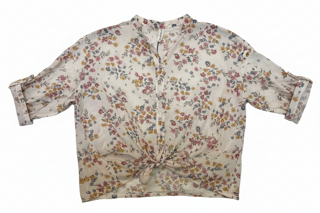 LINEAELLE CAMICIA MICROFIORI